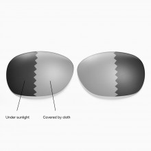 New Walleva Polarized Transition/Photochromic Replacement Lenses For Ray-Ban Wayfarer RB2132 55mm Sunglasses